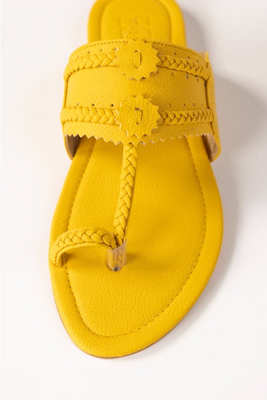 Yellow Kolhapuri IWE-KLP24-001