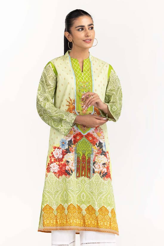 Digital Printed Cambric Shirt GLS-22-252