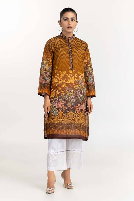 Digital Printed Cambric Shirt GLS-22-267