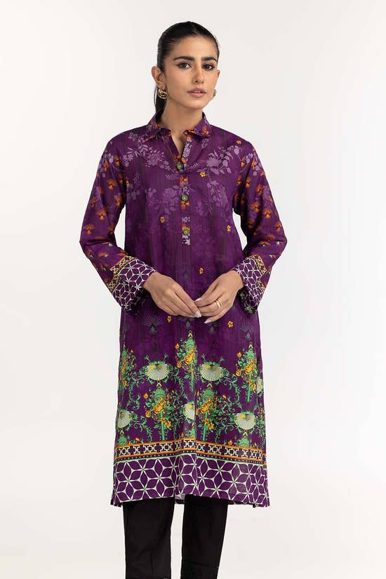 Digital Printed Cambric Shirt GLS-22-270