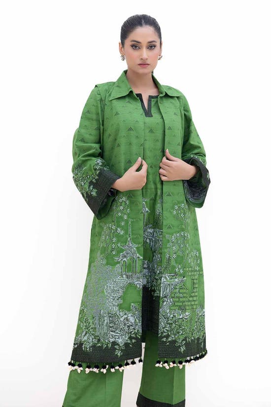 2 Piece Unstitched Khaddar Jacquard Suit JT-42020