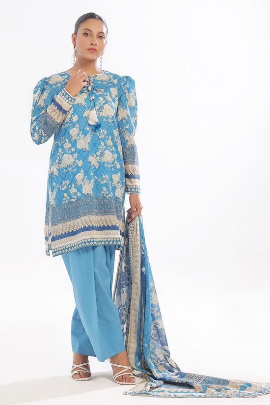 3 Piece Unstitched Printed Lawn Suit CLP-42269