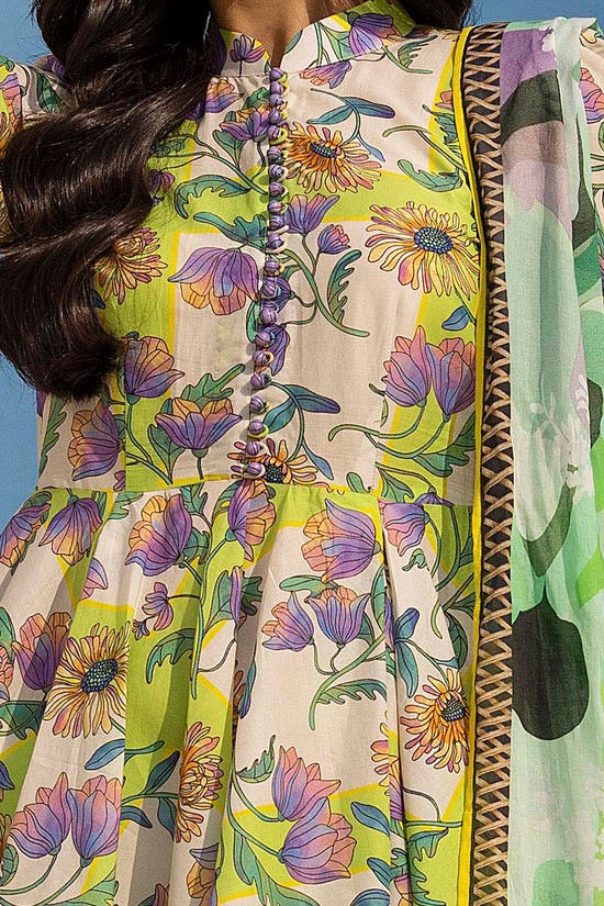 2 Piece Unstitched Printed Lawn Suit TL-52097