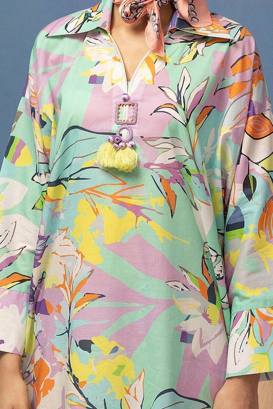 2 Piece Unstitched Printed Lawn Suit TL-52132