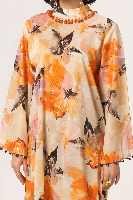 2 Piece Unstitched Printed Lawn Suit TL-52126