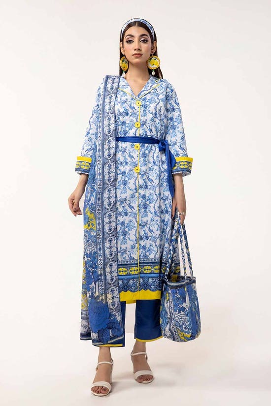 2 Piece Unstitched Printed Lawn Suit TL-42037