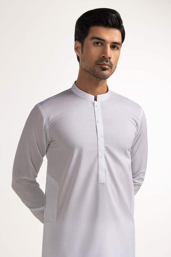 White Basic Suit SK-P24-075